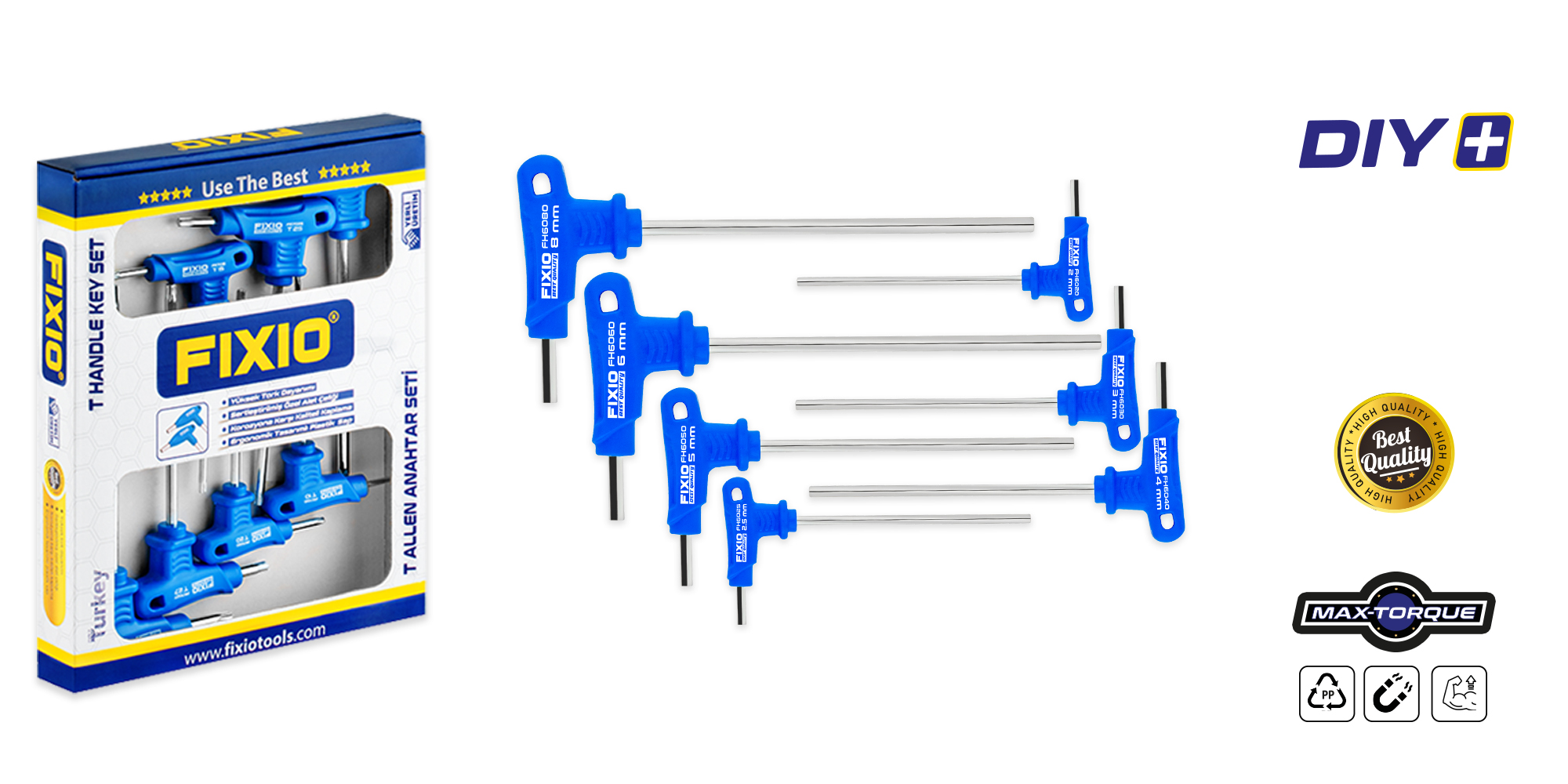 5 Pcs T Handle Set