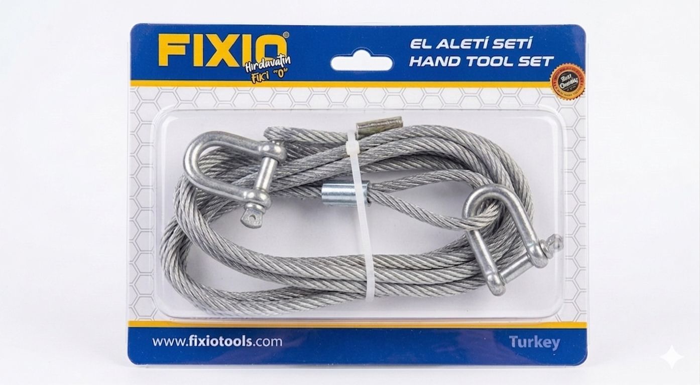 3 Metre Steel Tow Rope
