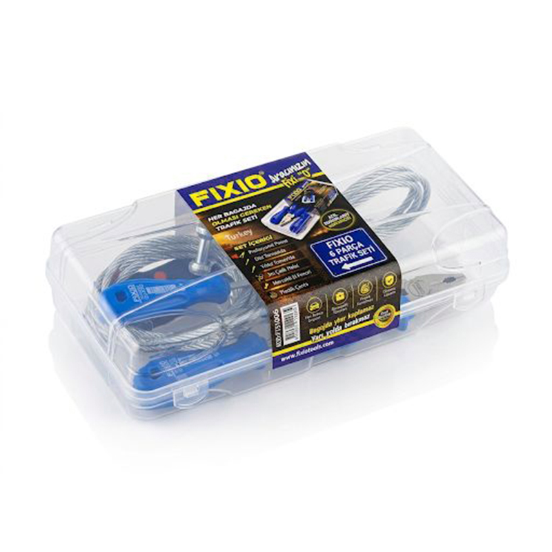 6-Piece Emergency Road Kit with Bag