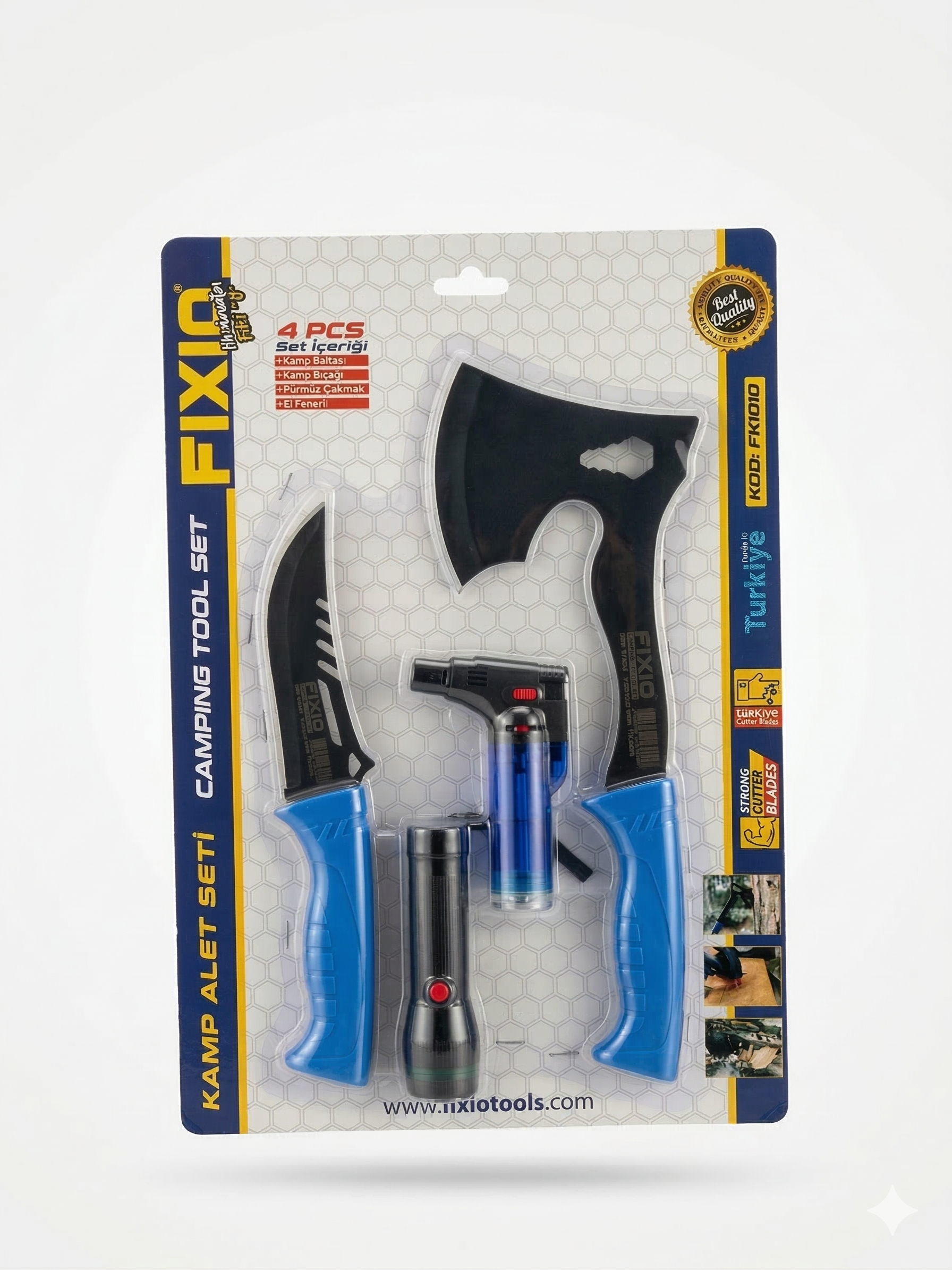 4-Piece Blister Packed Camping Set